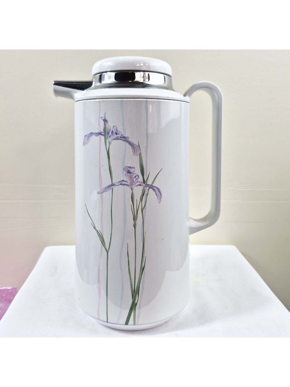 Corning Thermique Thermal Carafe Coffee Pot Iris Insulated 10 in